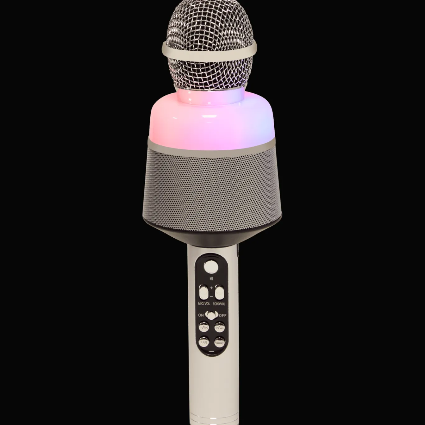Action Multimedia Accessoires^Draadloze karaokemicrofoon met licht