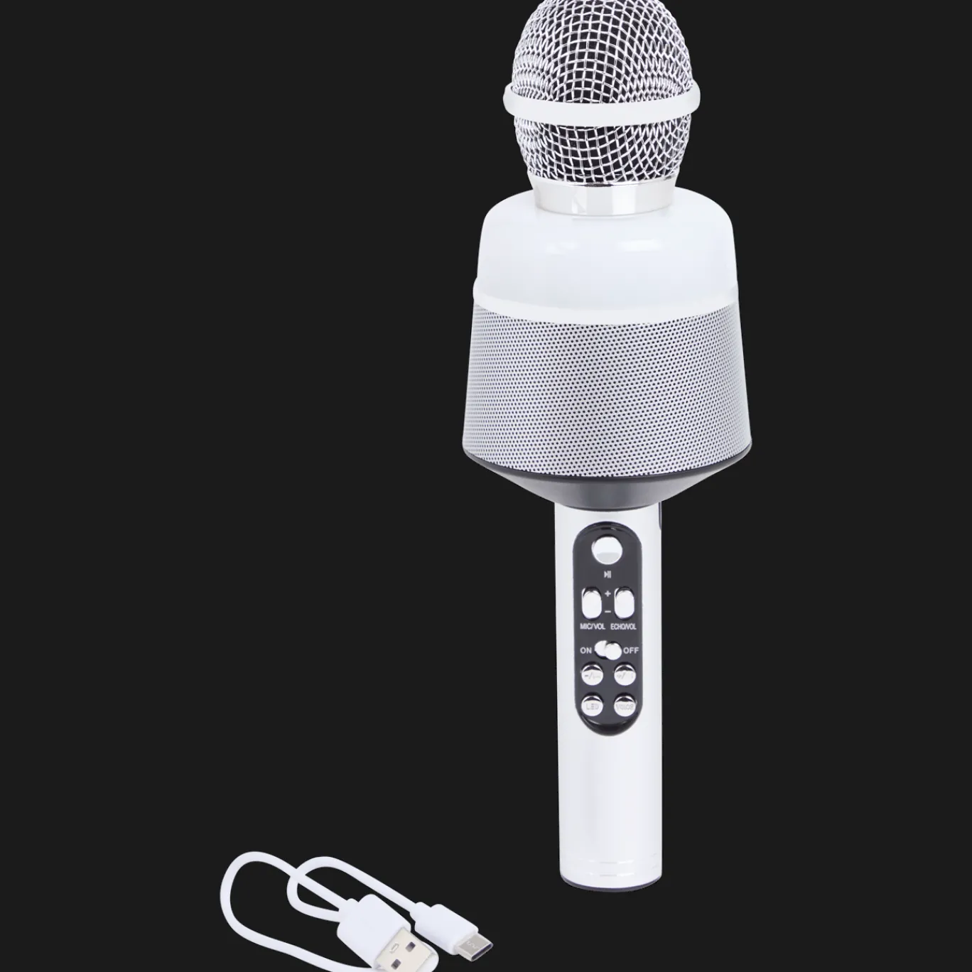 Action Multimedia Accessoires^Draadloze karaokemicrofoon met licht