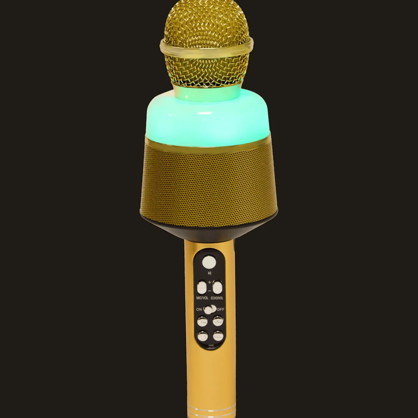 draadloze_karaokemicrofoon_met_licht_3.webp Action Multimedia Accessoires^Draadloze karaokemicrofoon met licht