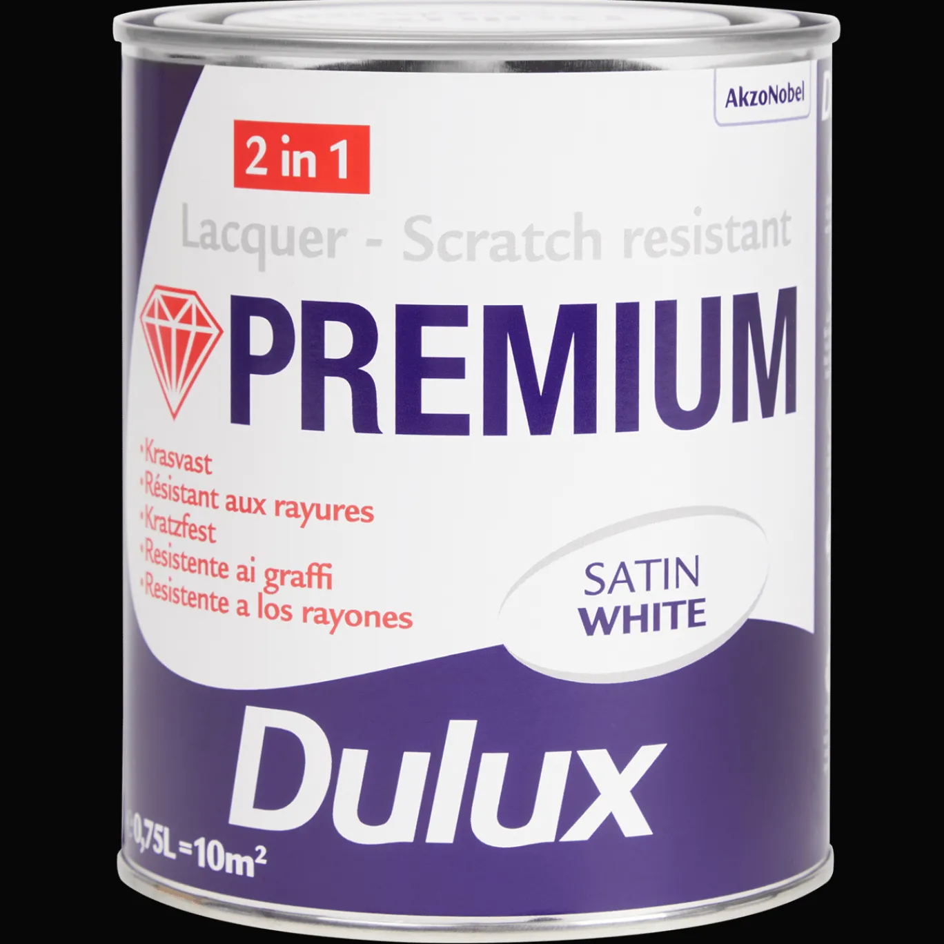 Dulux Verf^Premium acryllak satin white