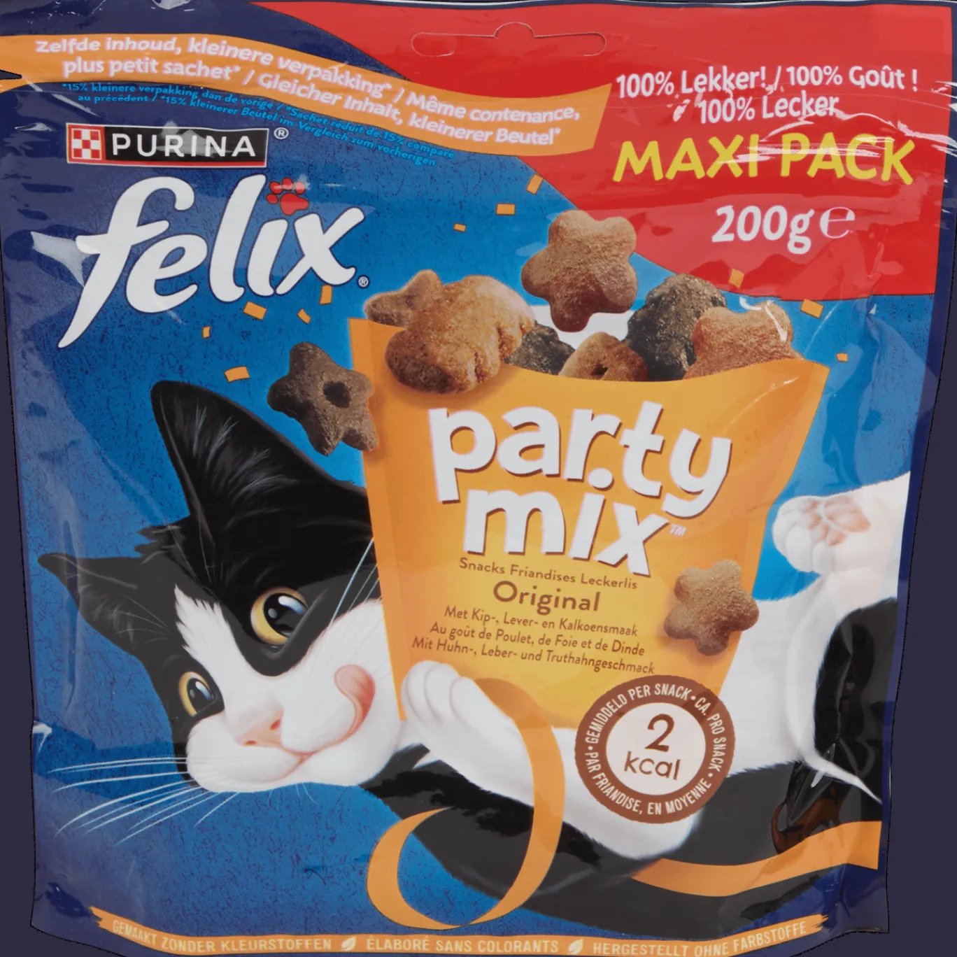 Felix Kat | Dierenvoeding^Party Mix kattensnacks Original