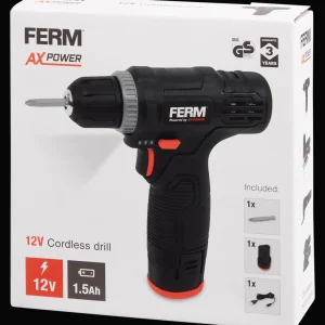 FERM Gereedschap^draadloze boormachine
