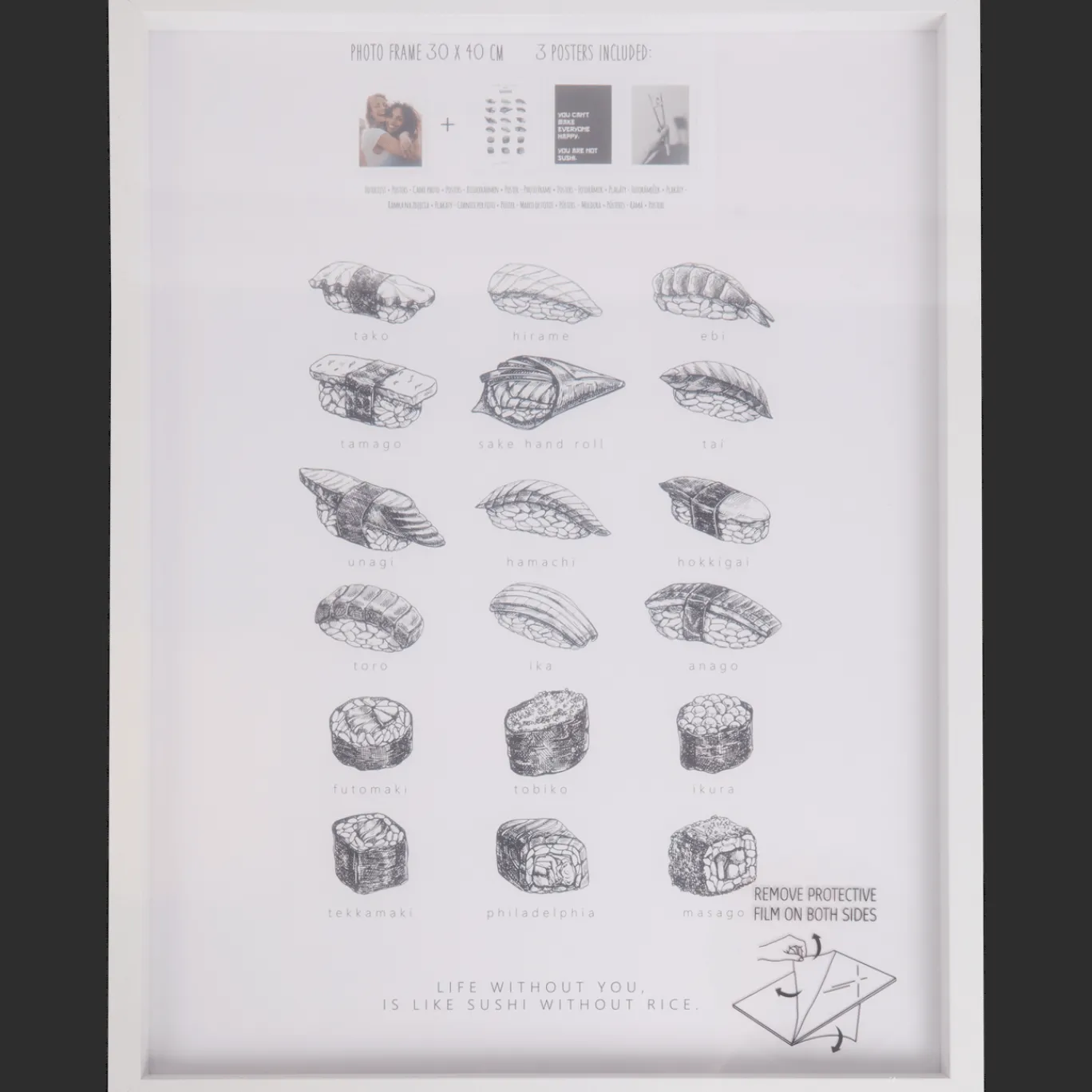 Action Fotolijstjes^Fotolijst met 3 prints