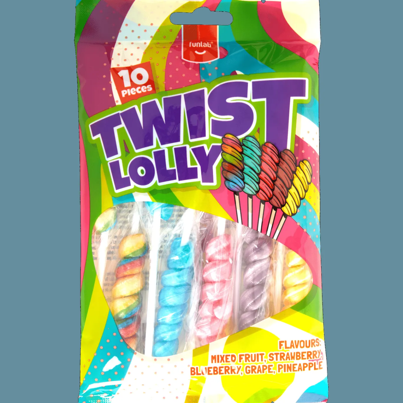 Action Drop & Snoep^Funlab twist lolly's