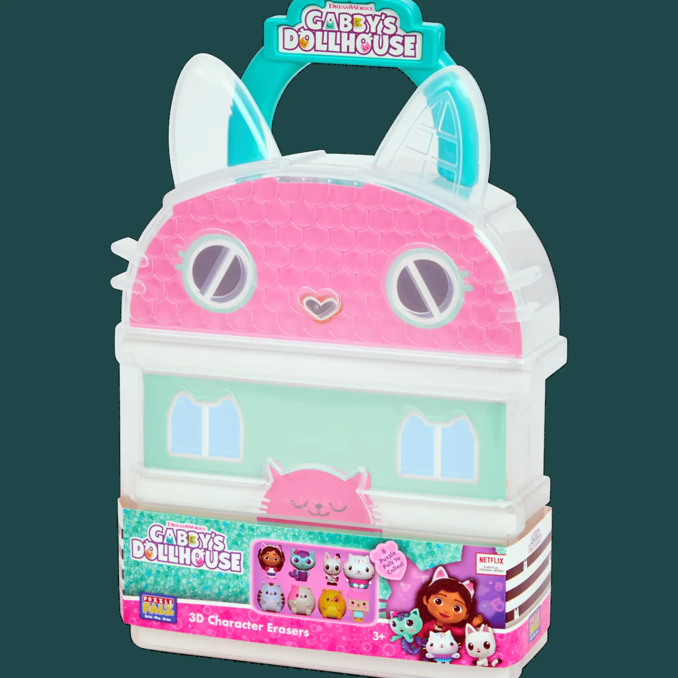Action Spellen^Gabby's Dollhouse koffer met 3D-figuren