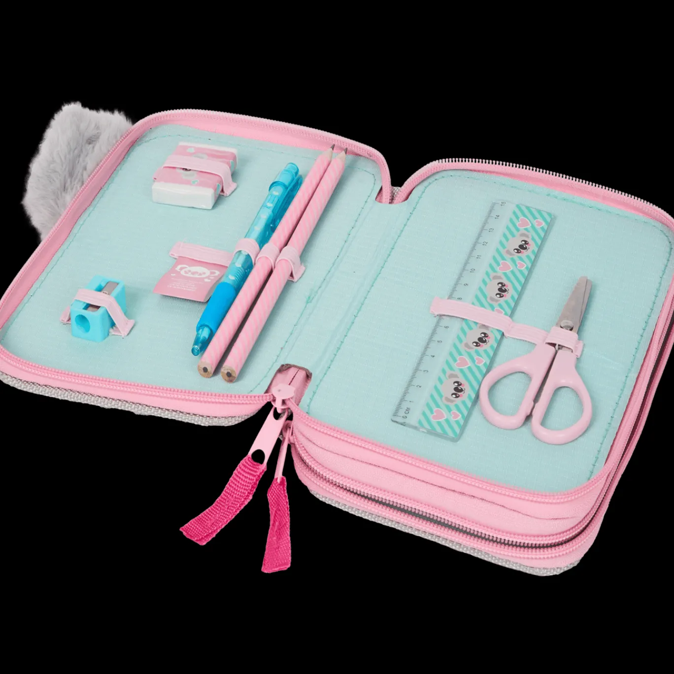 Action Schrijfwaren^Gevuld pluche etui