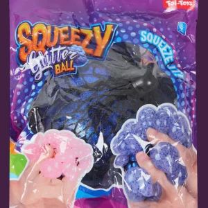 Action Spellen^Glitter-knijpbal