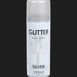 Action Verf^Glitterspuitverf zilver