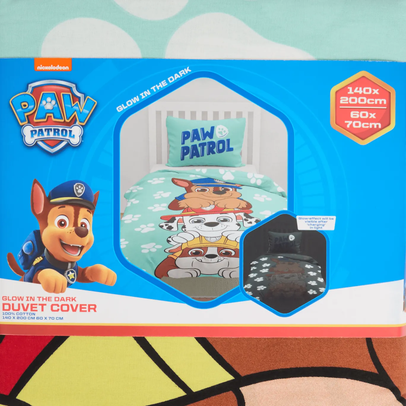 Action Beddengoed^Glow in the dark dekbedovertrek