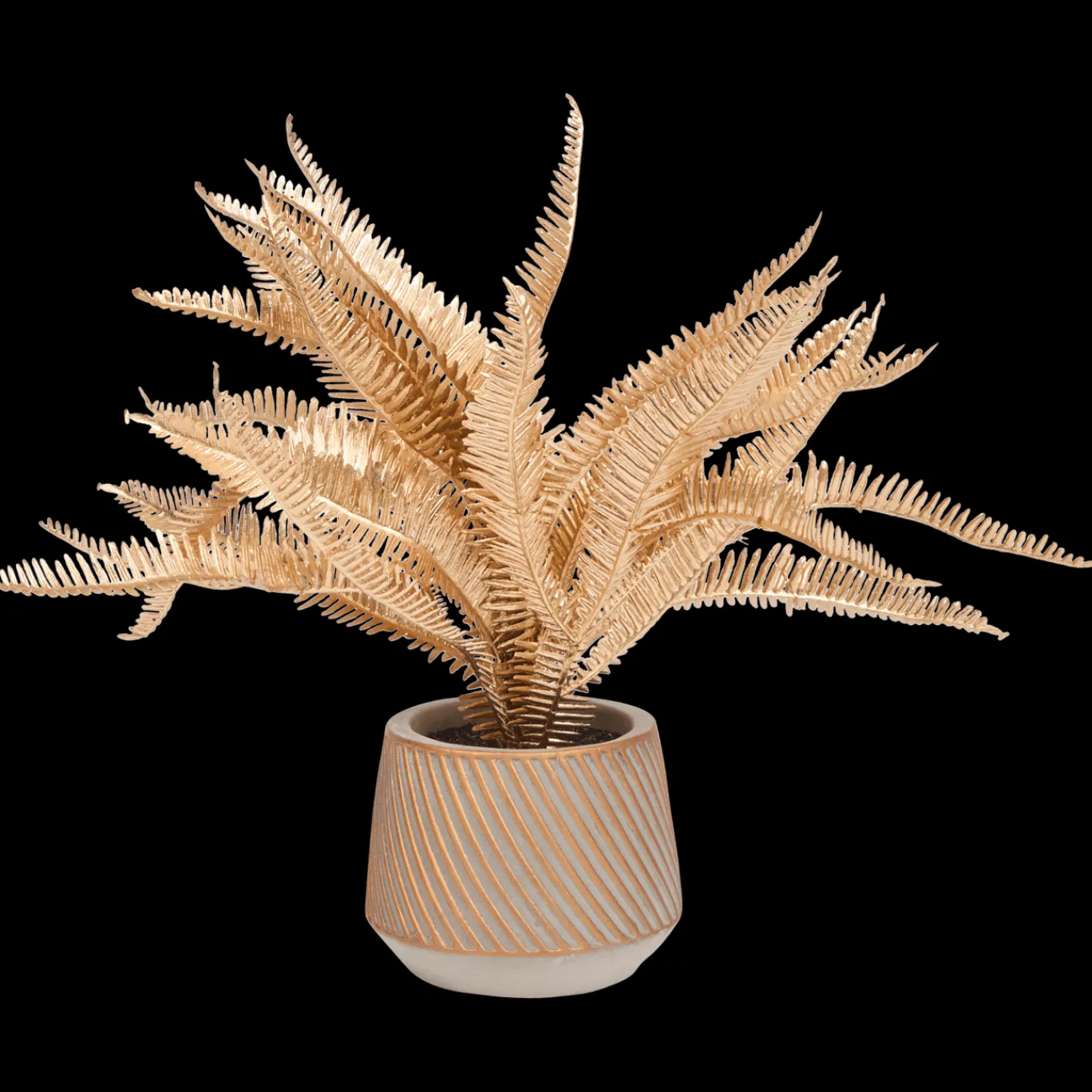 Action Kunstplanten & -Bloemen^Gouden kunstplant in pot