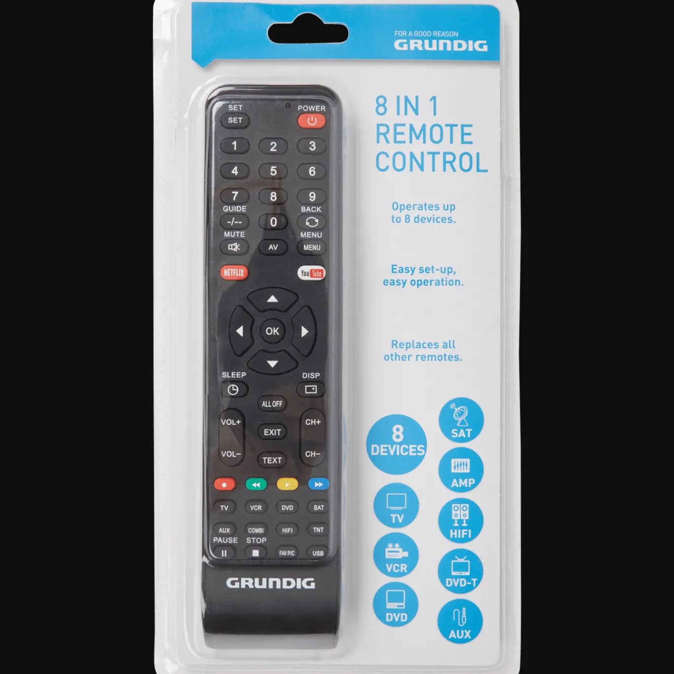 Grundig Multimedia Accessoires^universele afstandsbediening