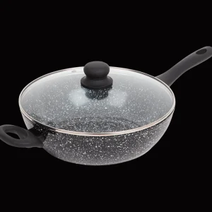 Action Pannen^Hapjespan met glazen deksel