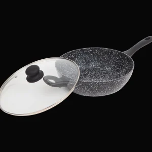 Action Pannen^Hapjespan met glazen deksel