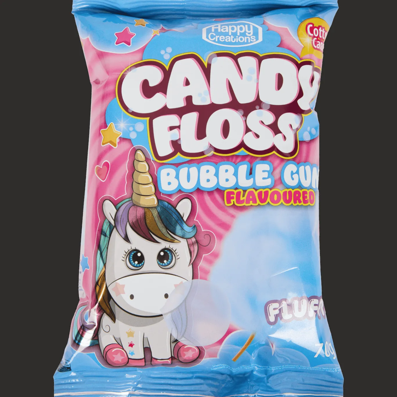 Action Drop & Snoep^Happy Creations suikerspin Bubblegum