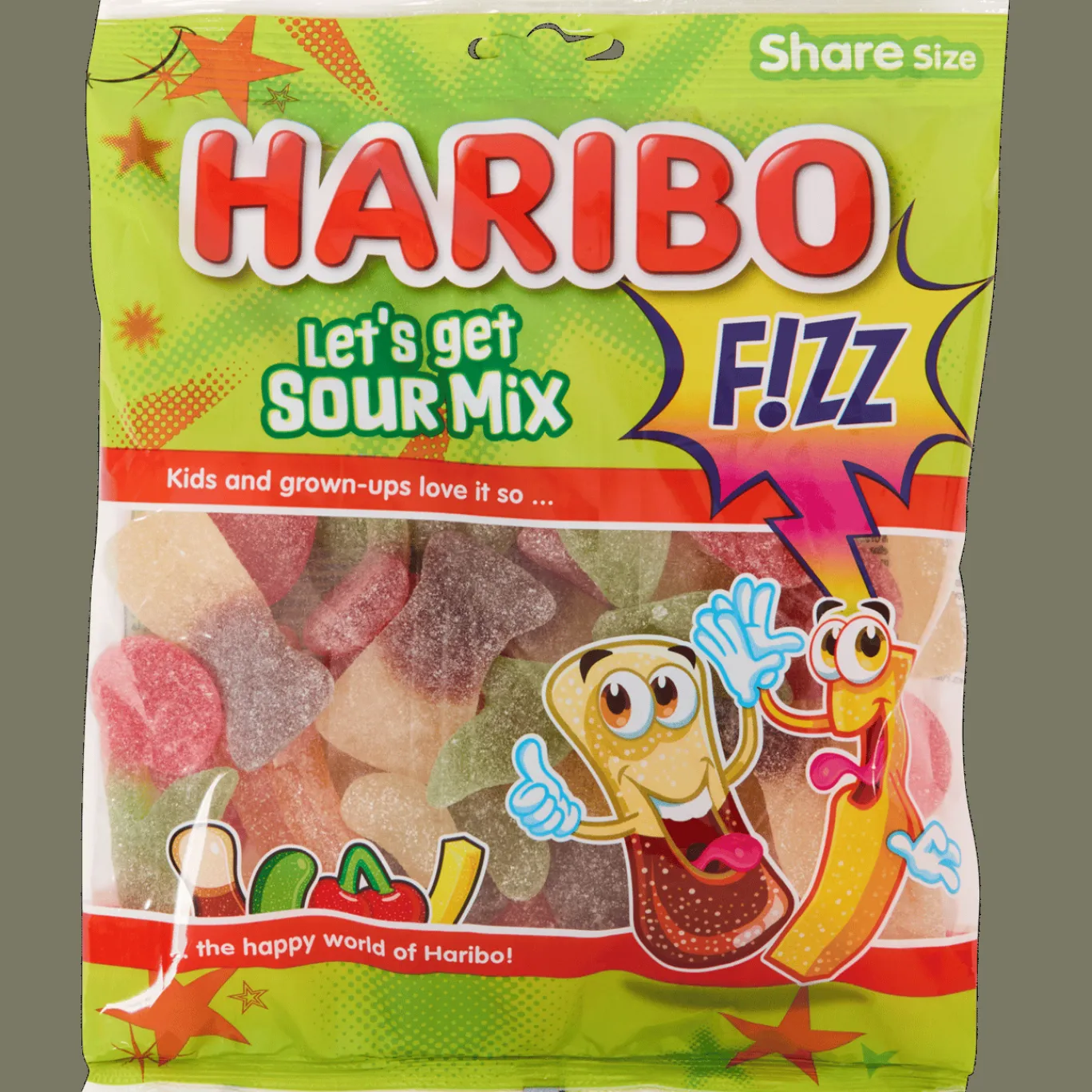 Haribo Drop & Snoep^Let's Get Sour Mix