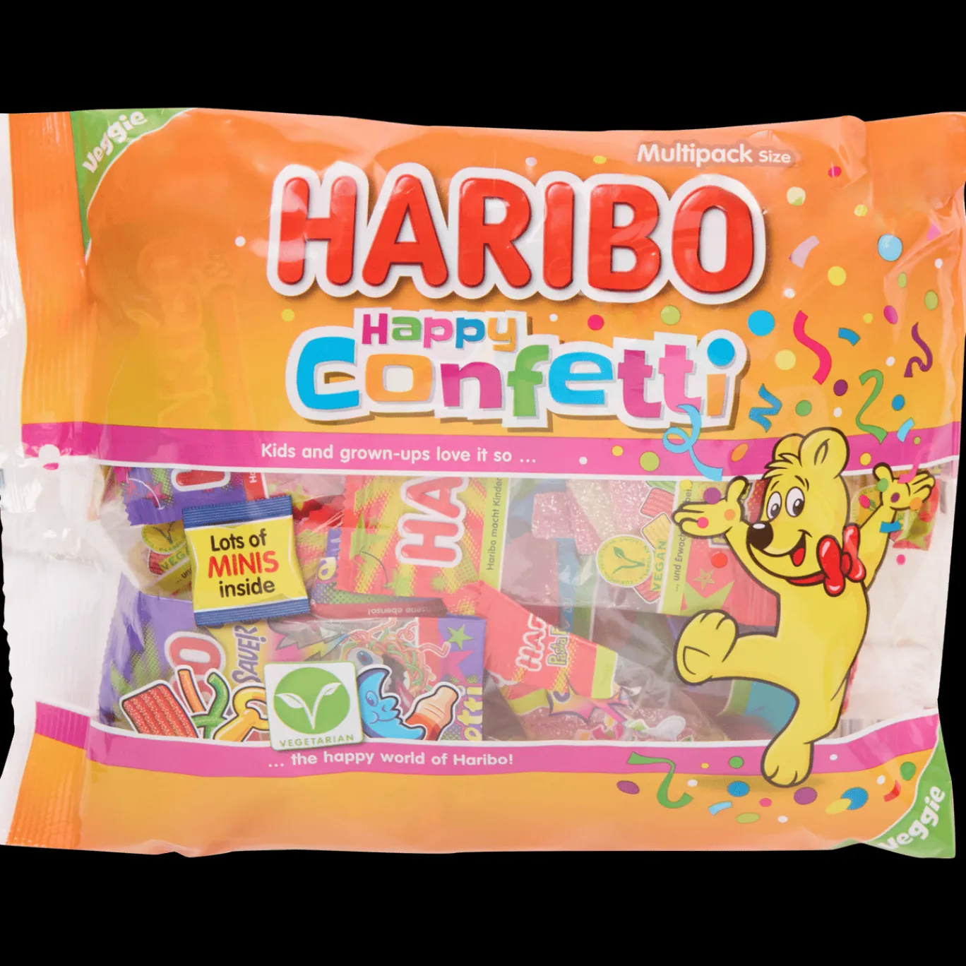 Haribo Drop & Snoep^uitdeelzak Happy Confetti