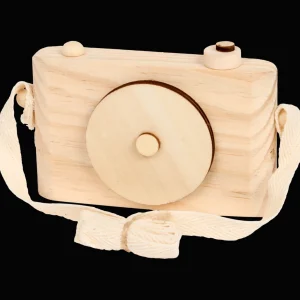 Action Knutselen^Hobby Flora houten camera