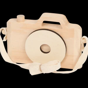 Action Knutselen^Hobby Flora houten camera