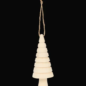 Action Seizoensdecoratie^Home Accents houten kerstboomhanger