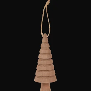 Action Seizoensdecoratie^Home Accents houten kerstboomhanger