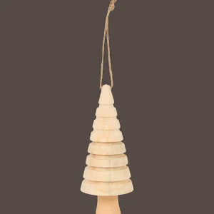 Action Seizoensdecoratie^Home Accents houten kerstboomhanger