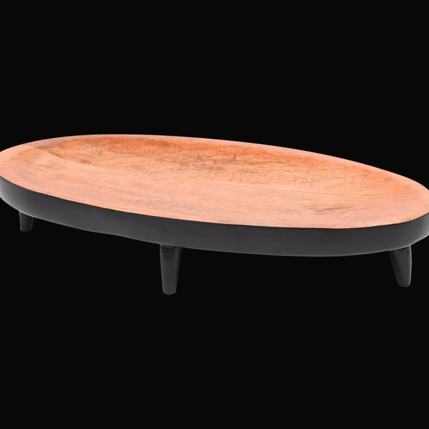 Action Kaarsenhouders^Home Accents mangohouten plateau