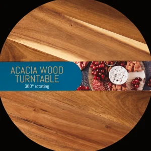 Action Woonaccessoires^Houten draaiplateau