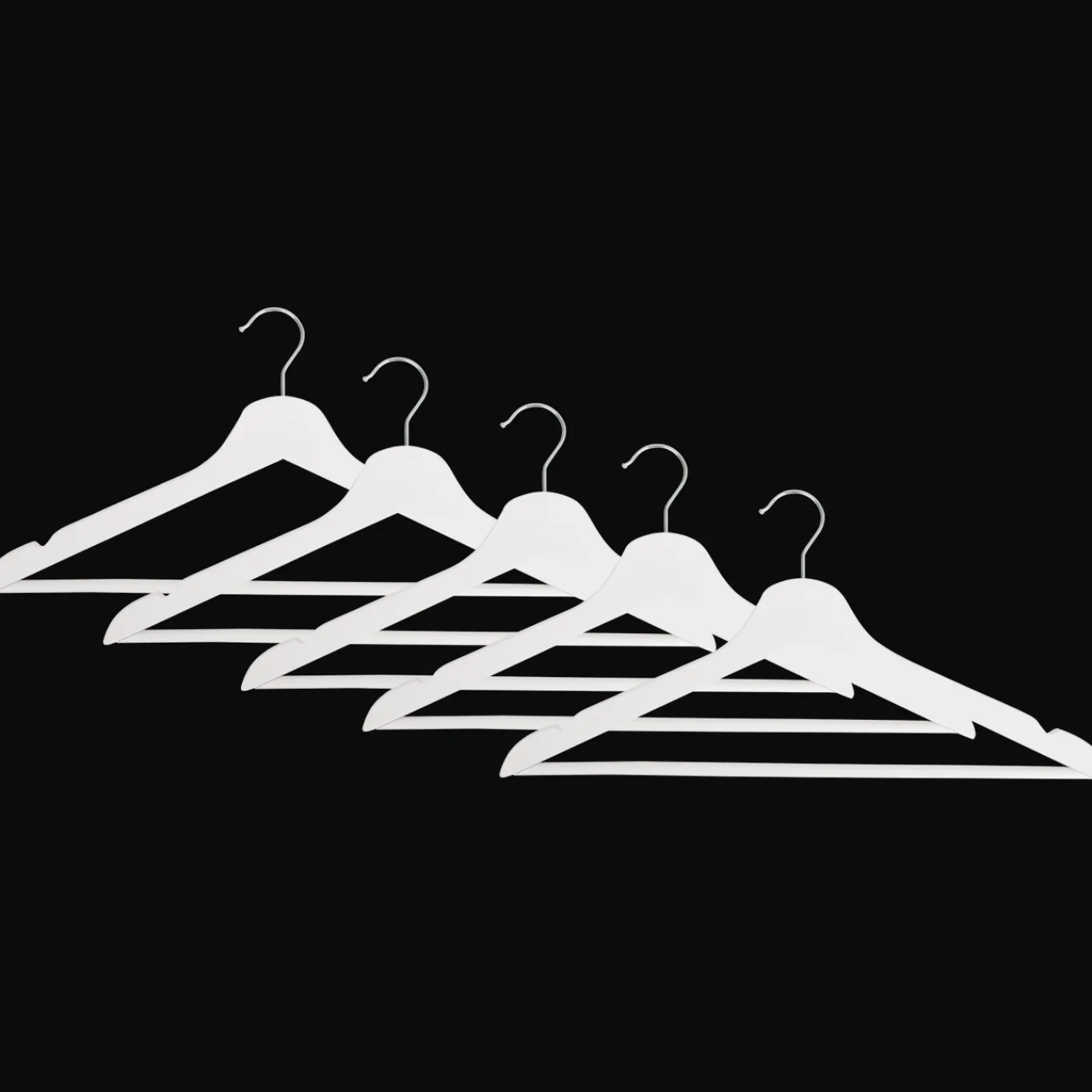 Action Wassen & Strijken^Houten kledinghangers