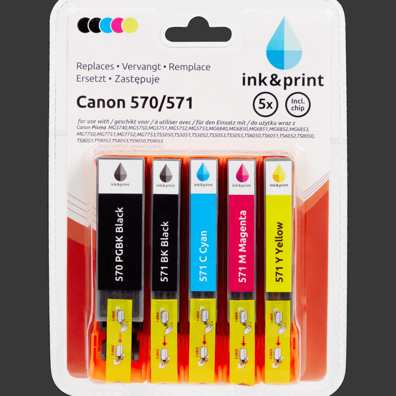 Action Inktcartridges^Ink & Print inktcartridges Canon 570/571