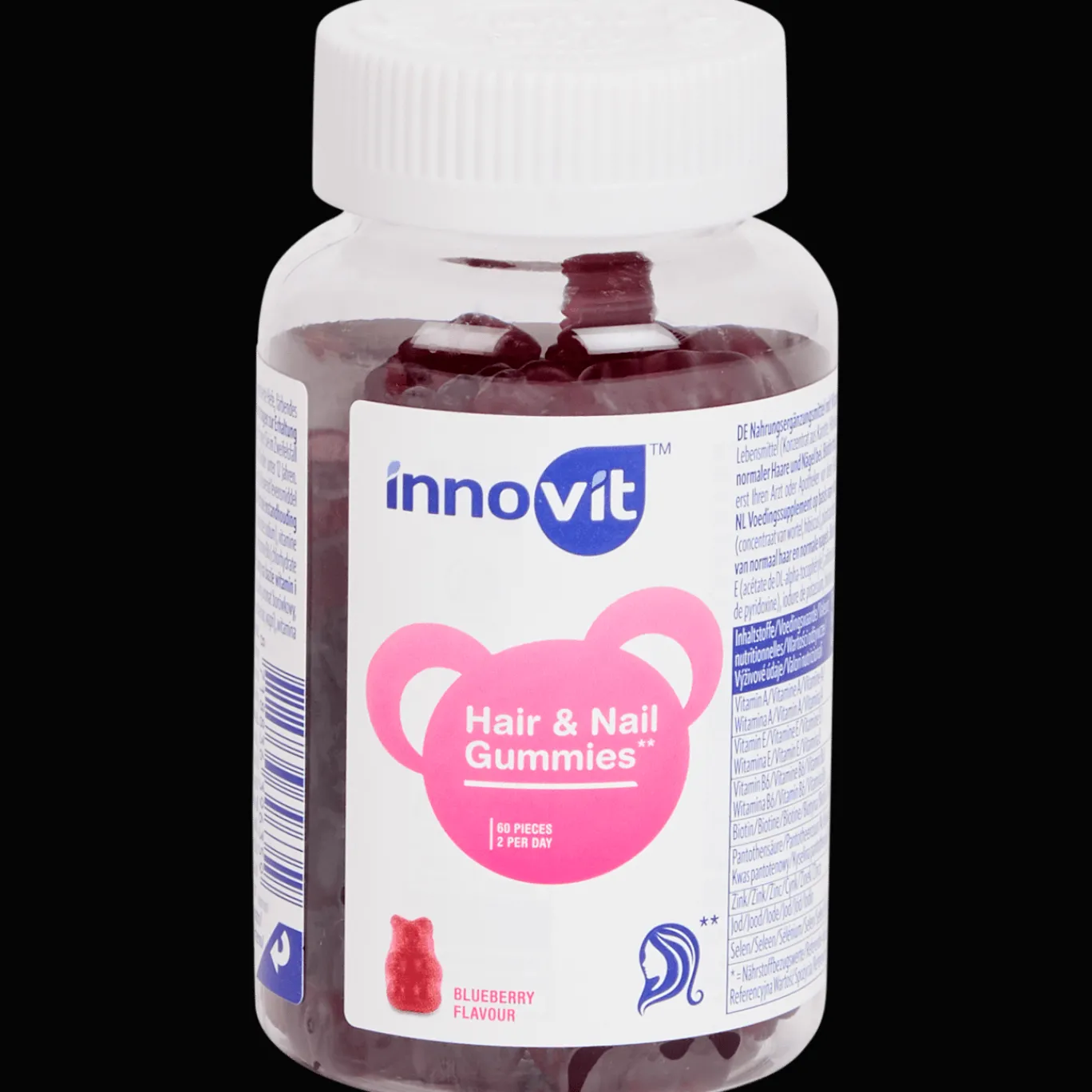 Innovit Gezondheid^Hair & Nail Gummies Blueberry