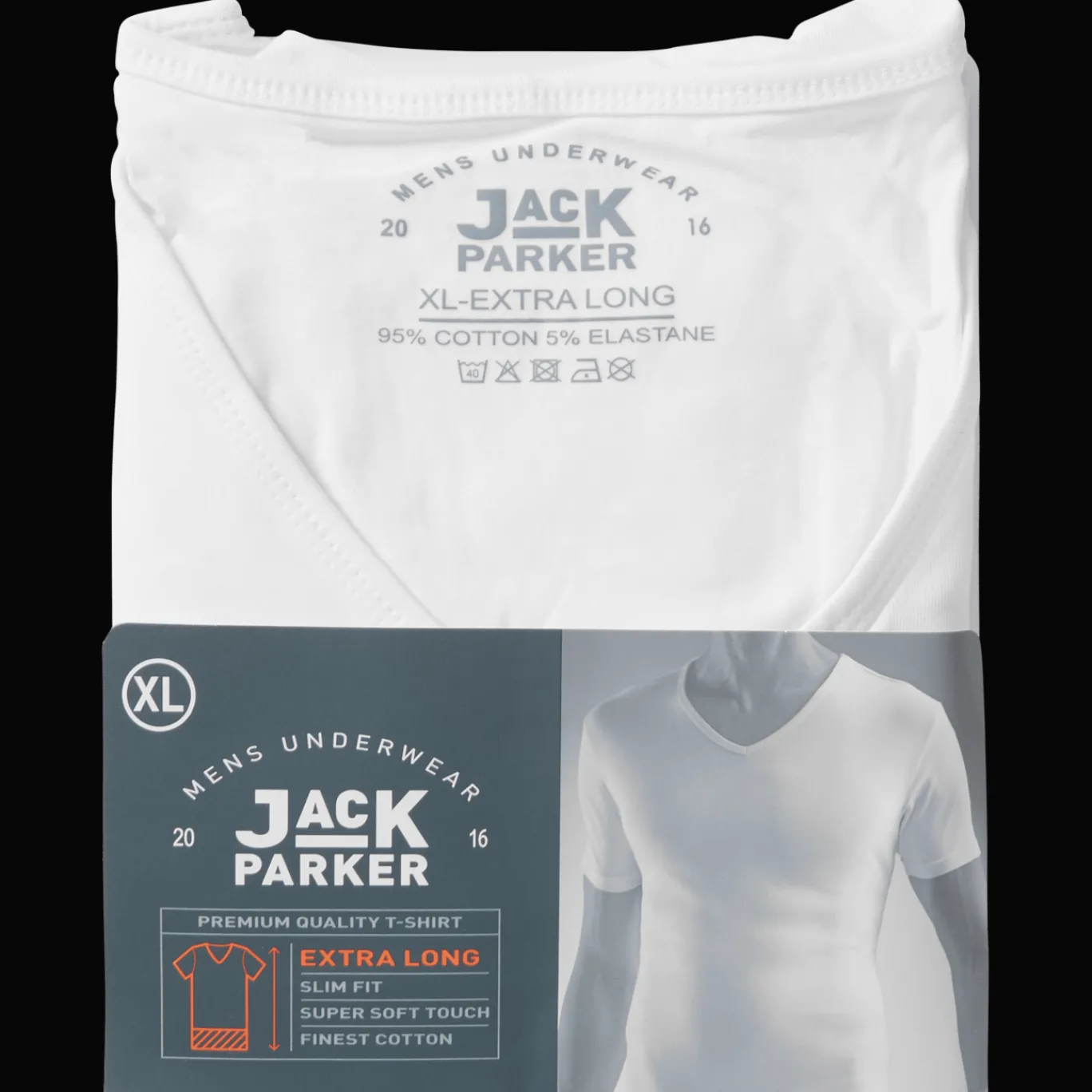 Jack Parker Kleding^extra lang T-shirt