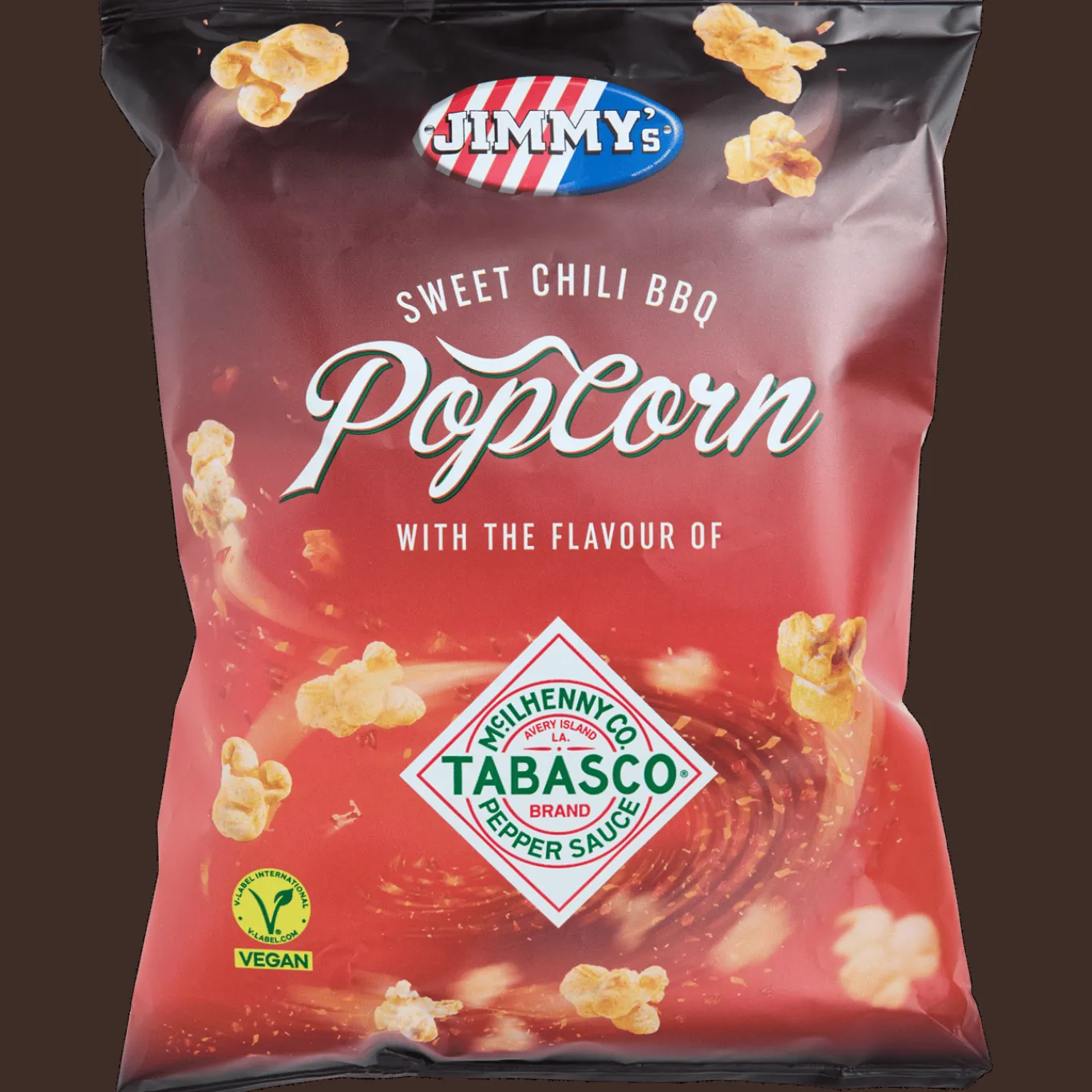 Jimmy Noten & Snacks^Tabasco popcorn Sweet Chili BBQ