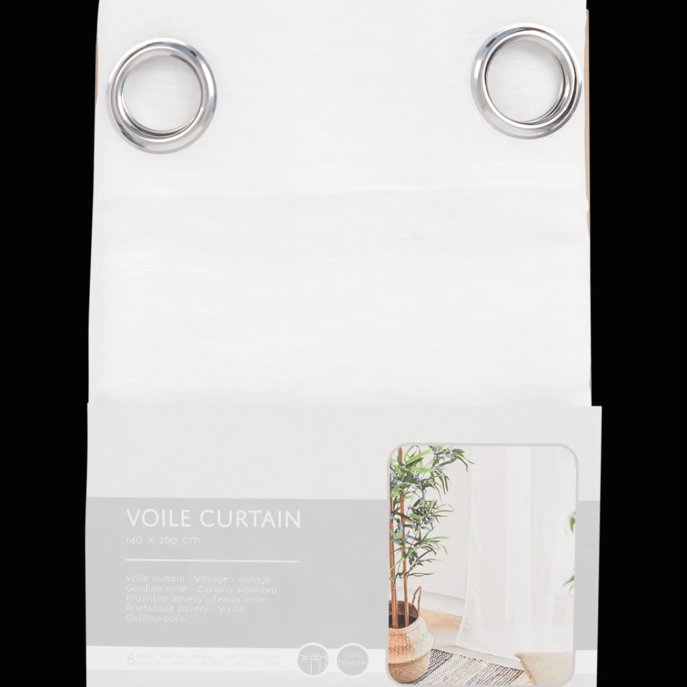 Action Raamdecoratie^Kant-en-klaar vitragegordijn