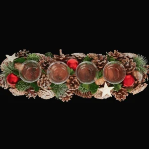 Action Seizoensdecoratie^Kerst waxinelichthouder