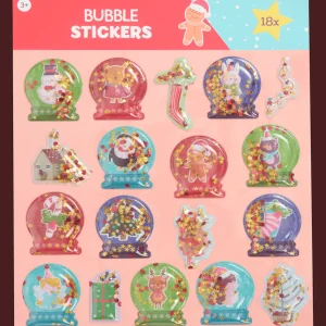 Action Knutselen^Kerststickers