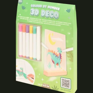 Action Knutselen^Kids Kingdom 3D kleuren op nummer