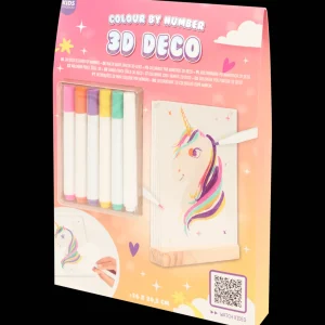 Action Knutselen^Kids Kingdom 3D kleuren op nummer