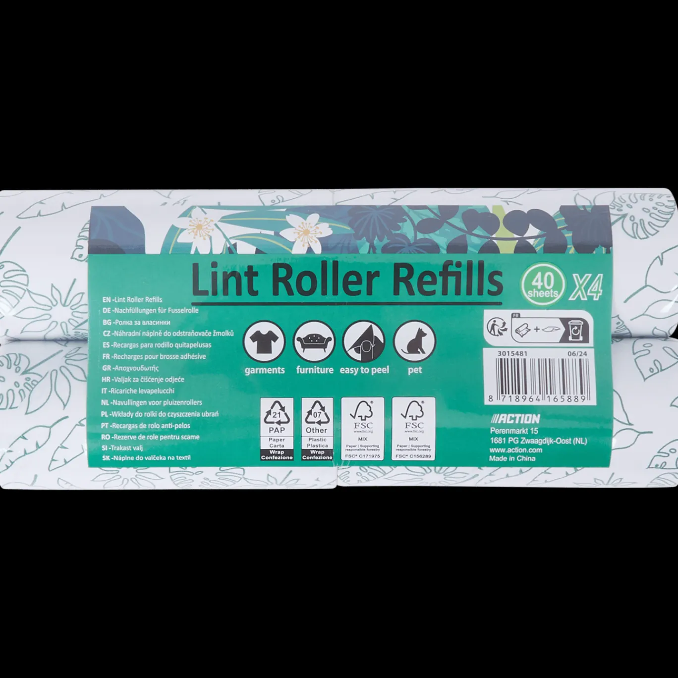 Action Wassen & Strijken^Kledingroller navullingen