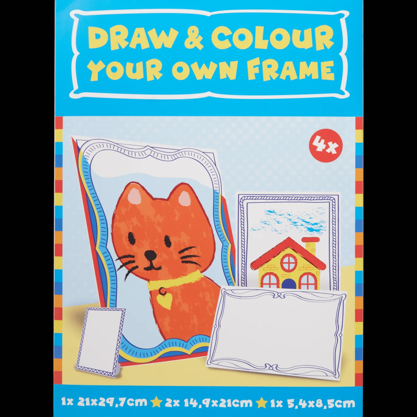 Action Papier & Schriften^Kleur en teken je eigen fotolijst