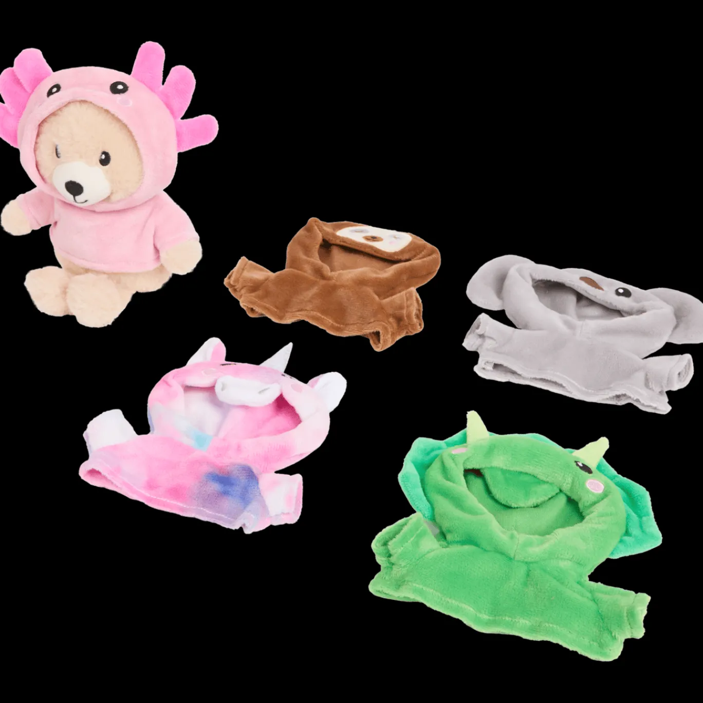 Action Knuffels & Poppen^Knuffelbeer met kleding