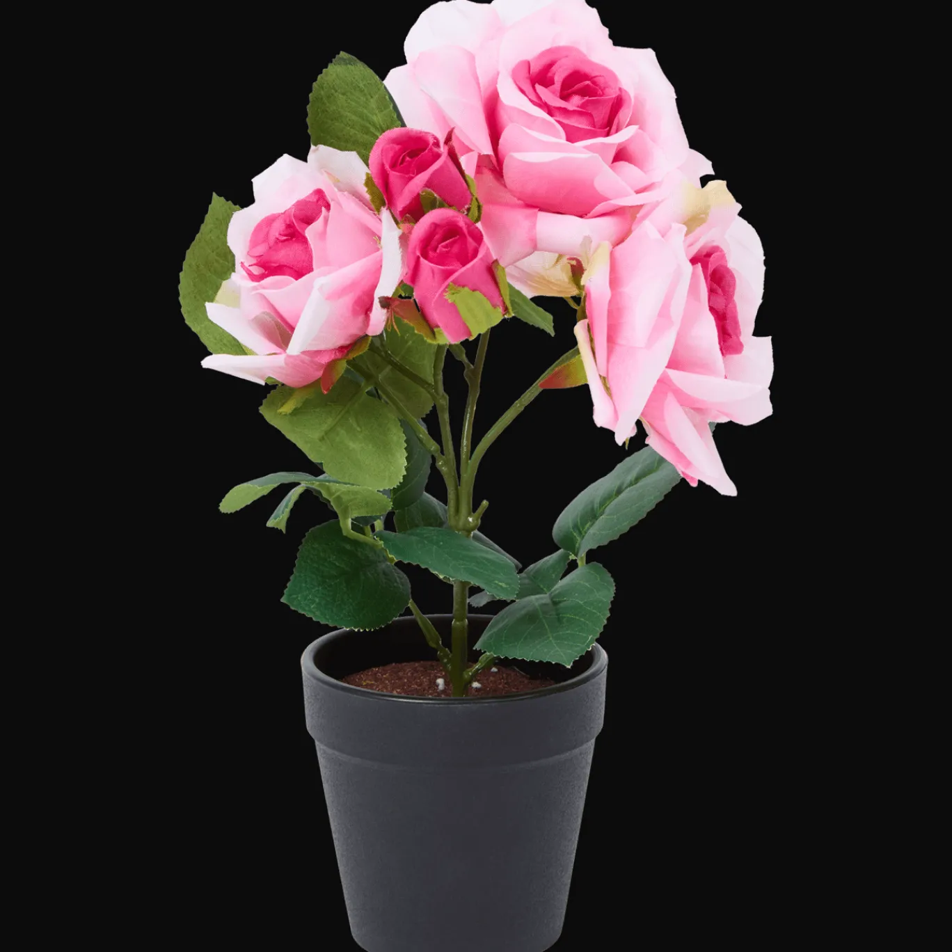 Action Kunstplanten & -Bloemen^Kunstroos in pot