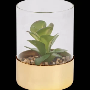 Action Kunstplanten & -Bloemen^Kunstvetplant in glazenpot