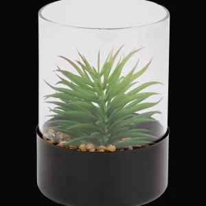 Action Kunstplanten & -Bloemen^Kunstvetplant in glazenpot