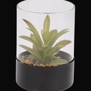 Action Kunstplanten & -Bloemen^Kunstvetplant in glazenpot