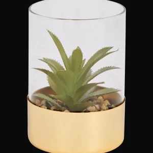 Action Kunstplanten & -Bloemen^Kunstvetplant in glazenpot