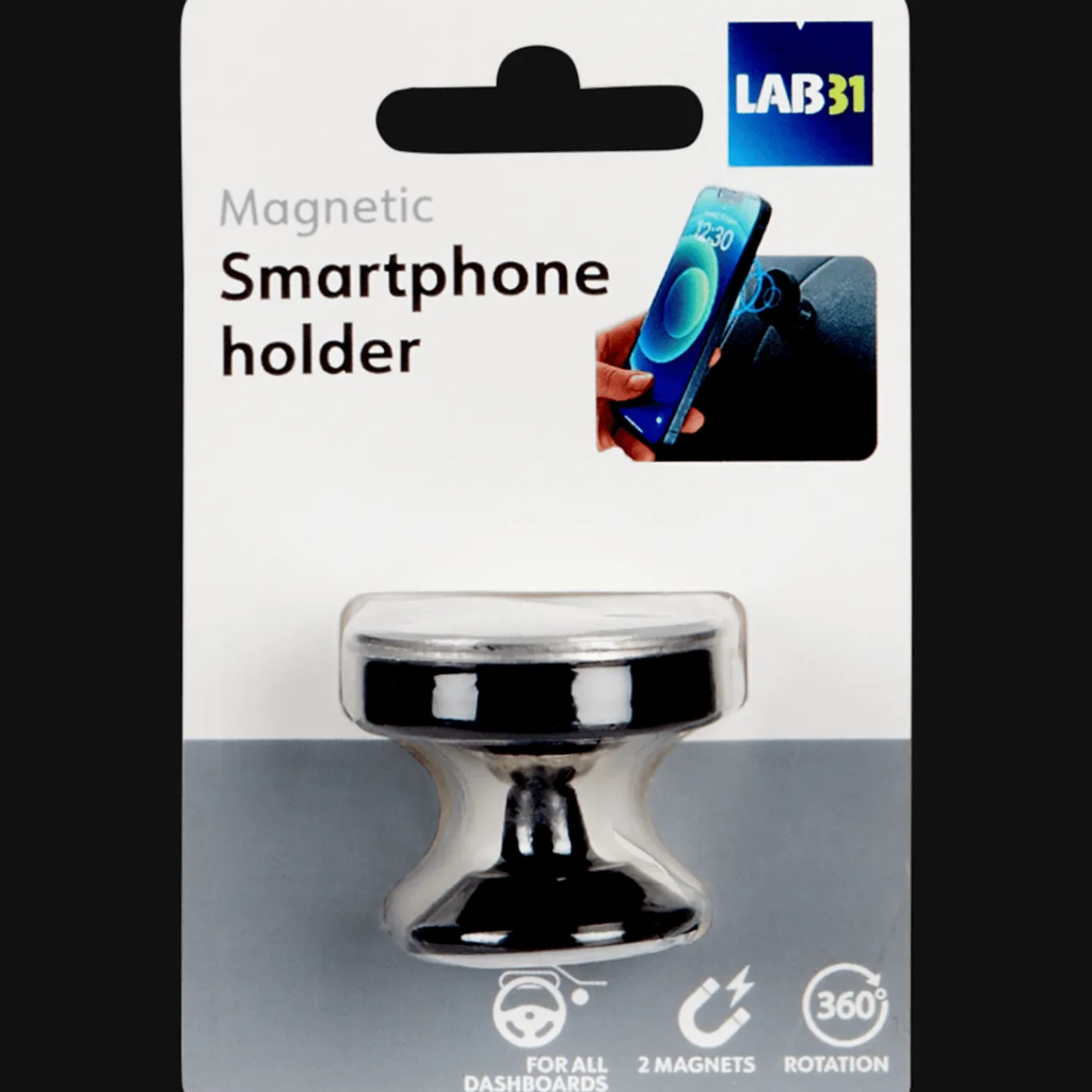 Lab31 Multimedia Accessoires^magnetische smartphonehouder