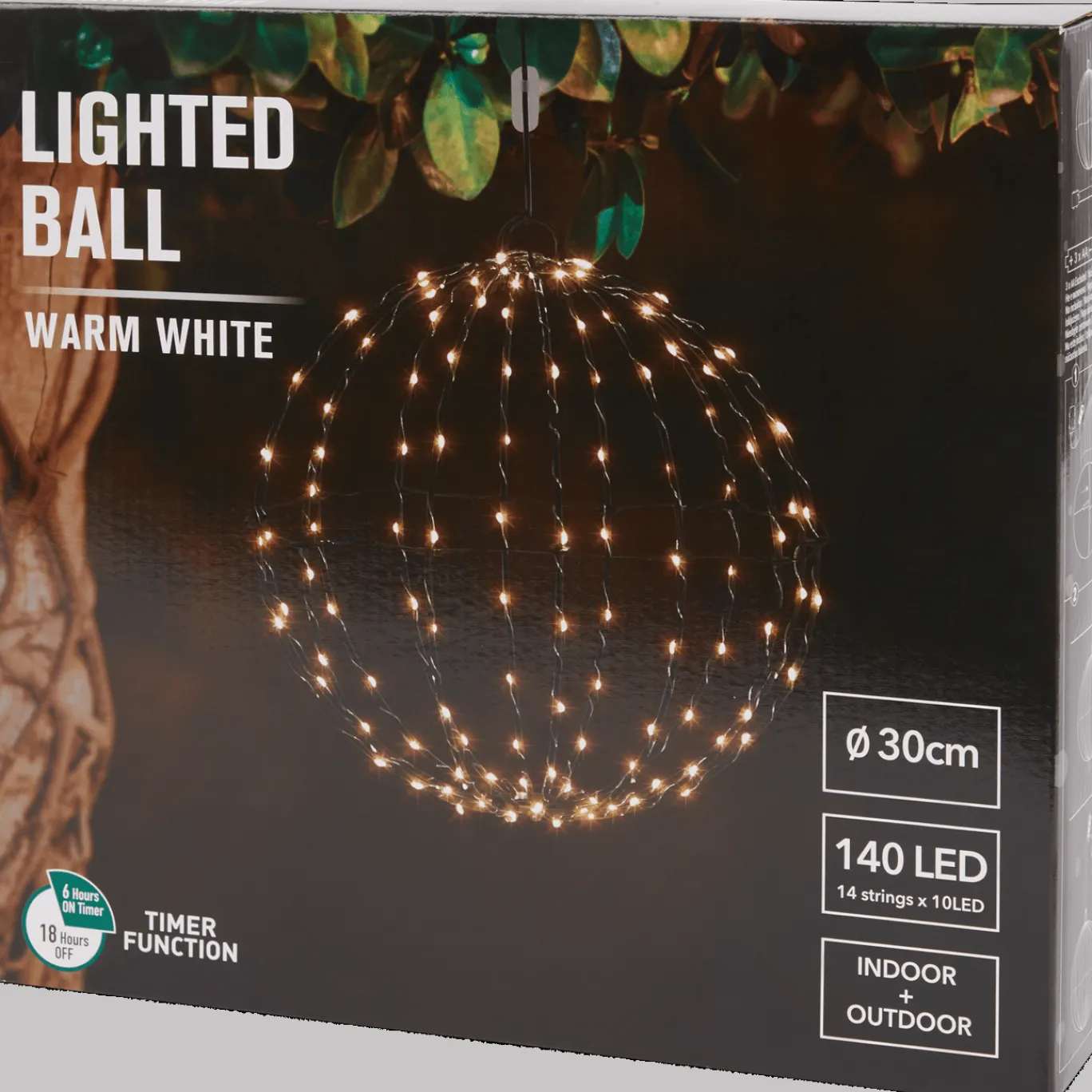 Action Seizoensdecoratie^Lichtbol Warm Wit