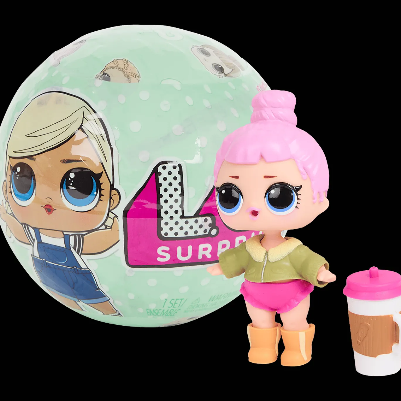 lol_surprise_popje_in_verrassingsbal_0.webp Action Knuffels & Poppen^L.O.L. Surprise! popje in verrassingsbal