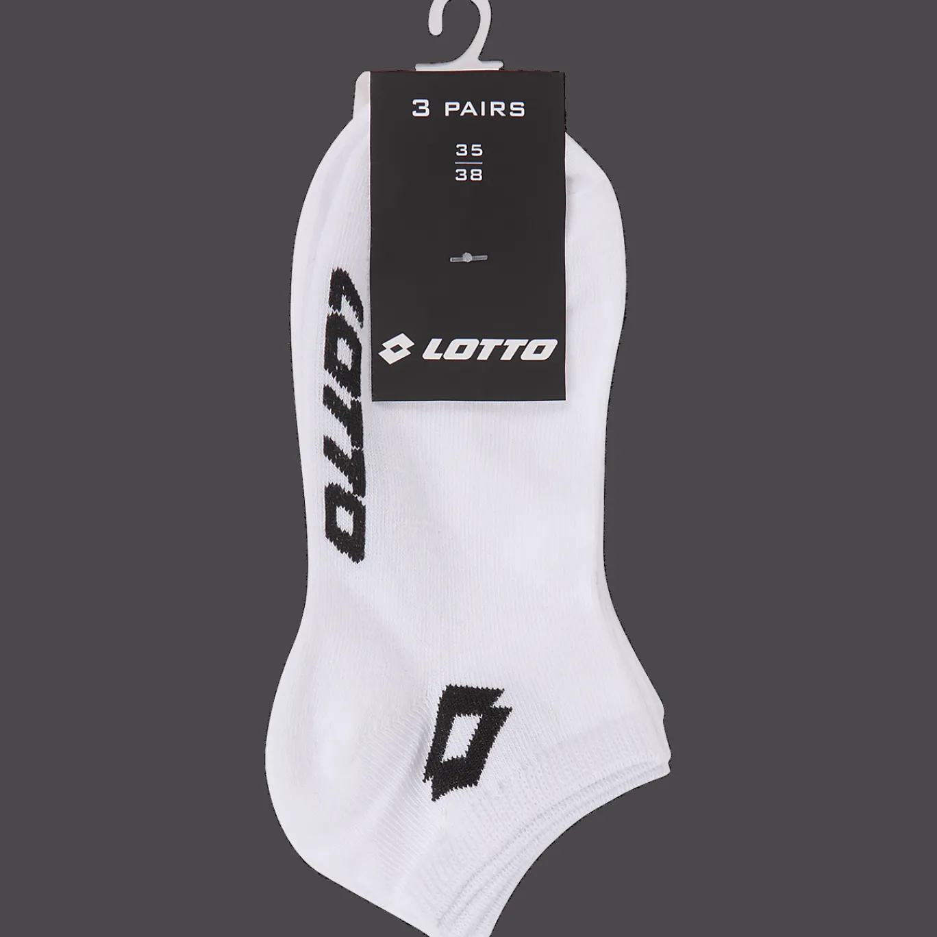 Lotto Beenmode^sneakersokken wit