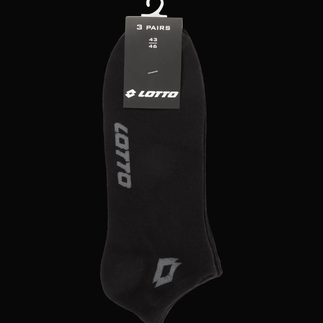 Lotto Beenmode^sneakersokken zwart